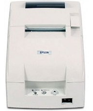 Epson TM-U220B Receipt Printer Model M188B, Serial Buffer, Epson C31C515A8791, White