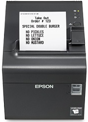 Epson TM-L90II C31C412A7211 L90II LFC Thermal Label Printer, Serial, Built-in USB, Dark Gray