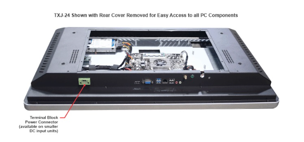 55 Inch Podium Touchscreen Kiosk Computer, i7, 8GB, 128GB SSD, Onboard Graphics, Win 10 LTSC TXJ-55M-I7