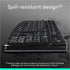 Logitech MK120 Wired Keyboard and Mouse Combo for Windows, Optical Wired Mouse, Full-Size Keyboard, USB Plug-and-Play