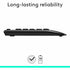 Logitech MK345 Wireless Keyboard and Mouse Combo - Full-Sized Keyboard with Palm Rest, Comfortable Right-Handed Wireless Mouse, 2.4 GHz Wireless USB Receiver