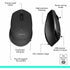 Logitech MK345 Wireless Keyboard and Mouse Combo - Full-Sized Keyboard with Palm Rest, Comfortable Right-Handed Wireless Mouse, 2.4 GHz Wireless USB Receiver
