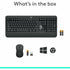 Logitech MK540 Advanced Wireless Keyboard and Mouse Combo for Windows, 2.4 GHz Unifying USB-Receiver