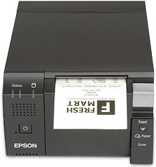 Epson TM-T70II-DT2 C31CH61A9691 Thermal Receipt Printer, Celeron, 128GB, Win 10, PS-180