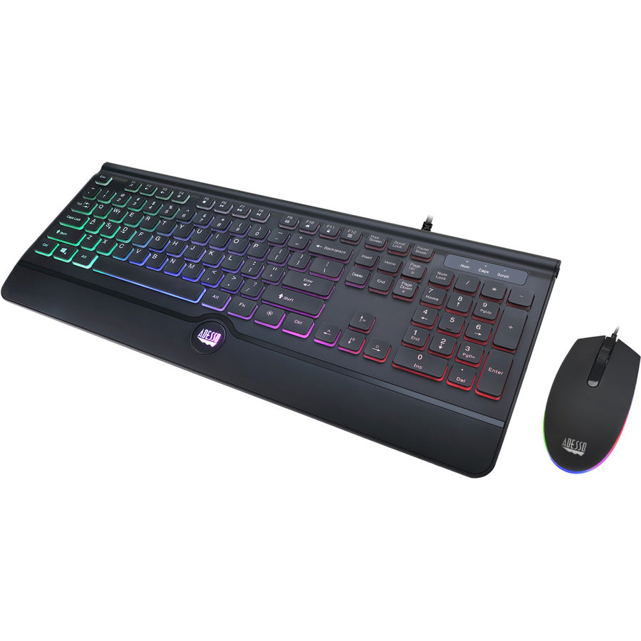 Adesso EasyTouch 137CB Illuminated Gaming Keyboard & Mouse Combo