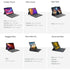 Logitech Combo Touch Keyboard/Cover Case iPad (7th Generation), iPad (9th Generation), iPad (8th Generation) Tablet - Graphite