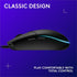 Logitech G203 Wired Gaming Mouse, 8,000 DPI, Rainbow Optical Effect LIGHTSYNC RGB, 6 Programmable Buttons, Black