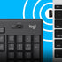 Logitech MK295 Wireless Mouse & Keyboard Combo with SilentTouch Technology, Graphite