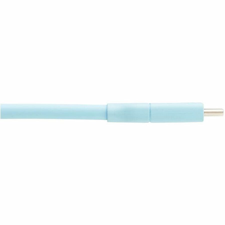 Eaton Tripp Lite Series Safe-IT USB-C Cable (M/M), Antibacterial, Ultra Flexible, 240W PD Charging, Light Blue, 6 ft. (1.8 m)