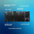 Logitech G915 X LIGHTSPEED TKL Low-Profile Wireless Gaming Keyboard, Double-Shot PBT Keycaps, Fully Programmable Keys, RGB Backlighting, Sleek Aluminum Finishing, GL Blue Clicky - PC/Mac