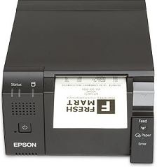 Epson TM-T70II-DT2 C31CH61A9721 Thermal Receipt Printer, Celeron, 256GB, No OS, PS-180