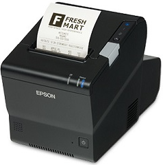 Epson TM-T88VI-DT2 C31CH64A9521 Thermal Receipt Printer, Core i5, 256GB, Win 10, PS-180