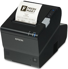 Epson TM-T88VI-DT2 C31CH64A9741 Thermal Receipt Printer, Celeron, 64GB, No OS, PS-180