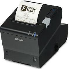 Epson TM-T88VI-DT2 C31CH64A9651 Thermal Receipt Printer, Core i3, 128GB, No OS, PS-180