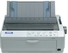 Epson C11CF39201 LQ-590II - Impact Dot Matrix Form Printer, 7-part Forms Printing, 24-Pin