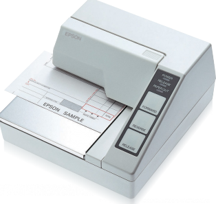 Epson TM-U295 POS Slip Printer Epson Model M66SA Epson C31C163272, Cool White