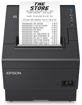 Epson TM-T88VII C31CJ57A9911 OmniLink Connect-It Interface Thermal Printer, Black