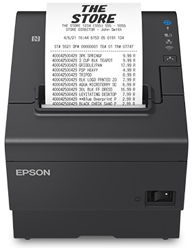 Epson TM-T88VII C31CJ57022 OmniLink Connect-It Interface Thermal Printer, Black