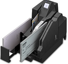 Epson A41CG60021 S2000 Teller Device- Scanner, 130 DPM, Single Pocket, USB Hub, MSR