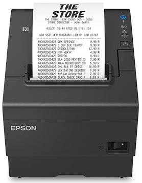 Epson TM-T88VII C31CJ57032 OmniLink Connect-It Interface Thermal Printer, Black