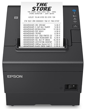 Epson TM-T88VII C31CJ57012 OmniLink Connect-It Interface Thermal Printer, Black