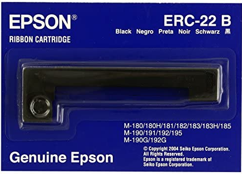 Epson ERC-22B 10-Pack, Black Ribbon, for M-160/180/190