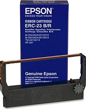 Epson ERC-23BR 10-Pack, Black-Red Ribbon, for M265, RP265 and TM267