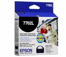 Epson 7762L Single, Black Ribbon, for LQ-2550/2500/680