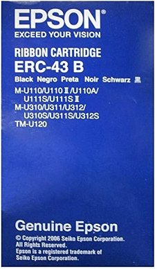 Epson ERC-43B Black Ribbon, for H6000IV and H2000 for Endorsement