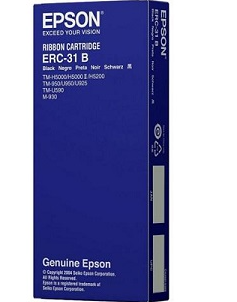 Epson ERC-31B-SINGLE 1-Pack Black Ribbon for Epson TM950/TM925/H5000