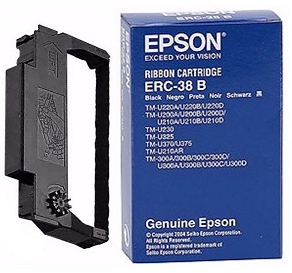 Epson ERC-38B-SINGLE 1-Pack Black Ribbon for Epson U200/U300