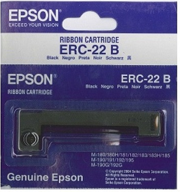 Epson ERC-22B-SINGLE Single Black Impact Ribbon Cartridge for M-160/180/190G