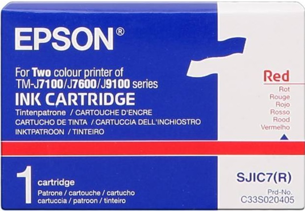 Epson C33S020405 Red Ink Cartridge, for J7100 and J9100