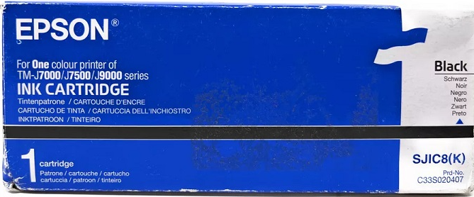 Epson C33S020407 Black Ink Cartridge, for J7000 and J9000