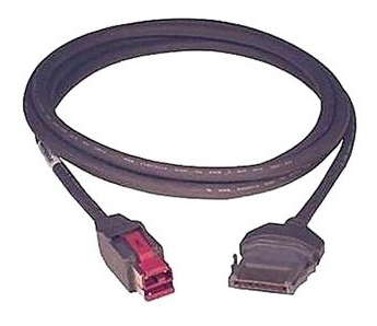 Epson EPSN-12PUSBG Printer 12' PoweredUSB Cable, Dark Gray Epson Printer Cable EPSN-12PUSBG