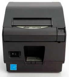 Star TSP700 Star TSP743 39442310 Thermal Printer, Thermal, Cutter, Serial, Gray