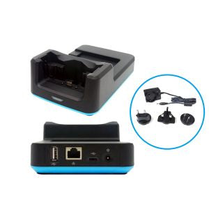 Unitech 5000-900070G EA630 Single Slot USB Cradle with Spare Battery Slot