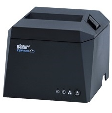 Star 39473010 TSP143IVUE GRY, Thermal, Cutter, USB-C, Ethernet, CloudPRNT, Gray, Ethernet and USB