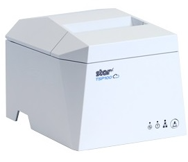 Star 39473110 TSP143IVUE WT, Thermal, Cutter, USB-C, Ethernet, CloudPRNT, White, Ethernet and USB