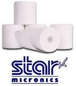 Star 87993960 Paper, 4.4" X 4.82", 2 Color Thermal Paper, Black/Red, TRF-110 BR, 12 Rolls Per Carton