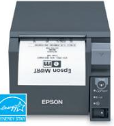 Epson C31CD38A9801 T70II - Space-Saving Receipt Printer, 80mm, Thermal, Ethernet E04 & USB