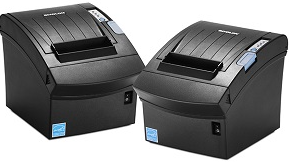Bixolon SRP-350PLUSVSK Premium 3-Inch Thermal Printer, Black Color, Serial Interface Card
