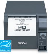 Epson C31CD38A9782 TM-T70II POS Printer Epson Model M225A, mPOS, Ethernet, Dark Gray