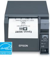 Epson C31CD38A9711 T70II - Front Loading Receipt Printer, Thermal, Serial & USB, Black