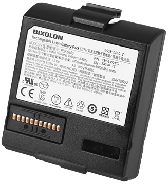 Bixolon PBP-S400-STD Smart Battery Pack; Standard, Worldwide (For XM7-40)