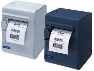 TM-L90 Plus Linered Thermal Label and Receipt Printer, USB + Wireless Dongle, Dark Gray