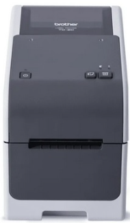 Brother TD2320DP300 2.3" Desktop Printer, DT, 300DPI, 6IPS, USB-C/Host-USB/Serial/LAN, Peeler