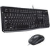 Logitech MK120 Wired Keyboard and Mouse Combo for Windows, Optical Wired Mouse, Full-Size Keyboard, USB Plug-and-Play