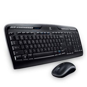 Logitech MK320 Wireless Keyboard and Mouse Combo for Windows, 2.4 GHz Wireless with Unifying USB-Receiver, Portable Mouse, Multimedia Keys