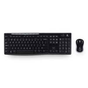 Logitech MK270 Wireless Keyboard and Mouse Combo for Windows, 2.4 GHz Wireless, Compact Mouse, Black